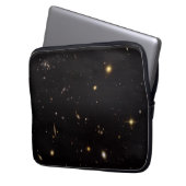 Breite Sicht auf Spiderweb Galaxy Field.ai Laptopschutzhülle (Vorderseite Links)