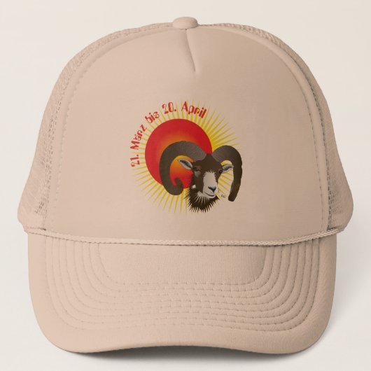 Breite — Sternzeichen Truckerkappe (Vorderseite)