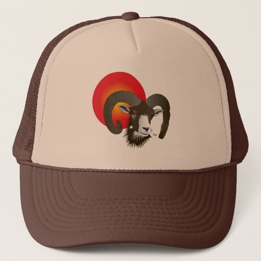 Breite — Sternzeichen Truckerkappe (Vorderseite)