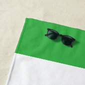 Breite Streifen Limettengrün  Strandtuch (Beispiel)
