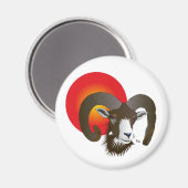 Breite - Tierkreiszeichen Magnet (Vorderseite/Rückseite)
