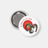 Breite - Tierkreiszeichen Magnet (Vorderseite/Rückseite)