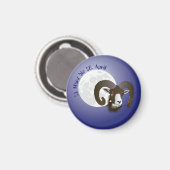 Breite - Tierkreiszeichen Magnet (Vorderseite/Rückseite)