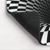 BREITE ÜBERPRÜFTE VORTEX-optische Illusion Mousepad (Ecke)