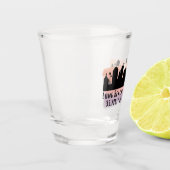 Breite und Länge der Long Beach Skyline Schnapsglas (Links)