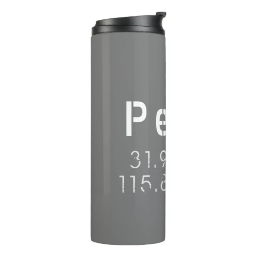 Breite und Länge Thermosbecher (Nach links gedreht)