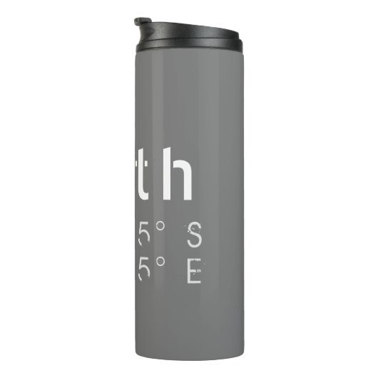 Breite und Länge Thermosbecher (Nach rechts gedreht)