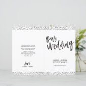 BREITE ZEREMONY PROGRAM Pinsel Typ schwarzer Konfe (Stehend Vorderseite)