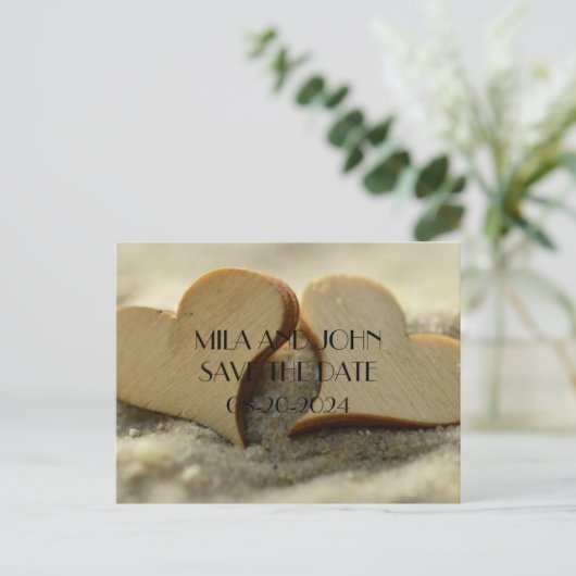 BREITEN SPEICHERN SIE DAS DATUM DER POSTKARTE (Stehend Vorderseite)