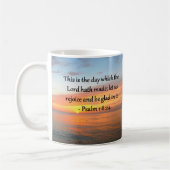 BREITENDES PSALM 118:24 SONNENRISE-FOTO KAFFEETASSE (Links)