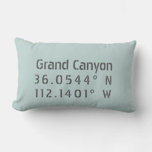 Breitengrad des Grand Canyon Lendenkissen