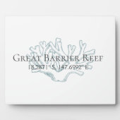 Breitengrad des Great Barrier Reef Fotoplatte (Vorderseite)