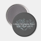 Breitengrad des Great Barrier Reef Magnet (Vorderseite/Rückseite)