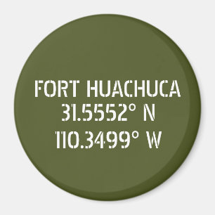 Breitengrad Längengrad Fort Huachuca  Magnet