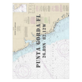 Breitengrad Nautic Punta Gorda Florida Tischdecke