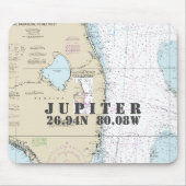 Breitengrad Nautic South Florida Mousepad (Vorne)