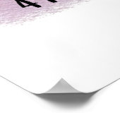 Breitengrad und Längengrad der Seattle City Skylin Poster (Ecke)