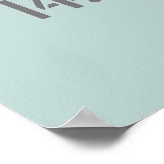 Breitengrad und Längengrad in Neapel Poster (Ecke)