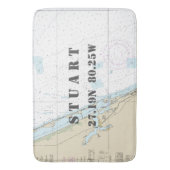 Breitengraddiagramm für Nautic Stuart FL Länge Badematte (Vorderseite Vertikal)