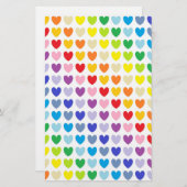 breiter angelegte Spektrallenbogenhörer Briefpapier (Vorne/Hinten)