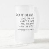 Breiter Bucht Burnett 4X4 Verein Mattglas Bierglas (VorderseiteRechts)