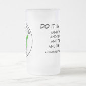 Breiter Bucht Burnett 4X4 Verein Mattglas Bierglas (Mittel)