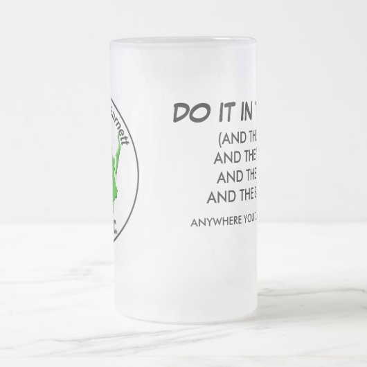 Breiter Bucht Burnett 4X4 Verein Mattglas Bierglas (Mittel)