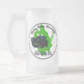 Breiter Bucht Burnett 4X4 Verein Mattglas Bierglas (Links)