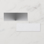 breiter Kreisstahl Mini Visitenkarte (Vorne/Hinten)