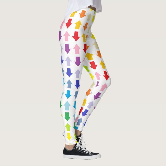 Breitere Spektrum-Regenbogen-Pfeile Leggings (Rechts)