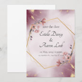 BREITERSUCHUNG - ROSE GOLD EINLADUNG (Vorne/Hinten)