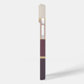 Breitgestrichener moderner Monogramm-Name Case-Mate iPhone Hülle (Rückseite / Links)