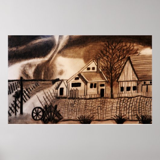 BREITKARTE DER OZ GALE FARM POSTER (Vorne)