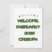 BREITKARTE MIT BILDERN UND SCHRIFTART EINLADUNG (Rückseite)