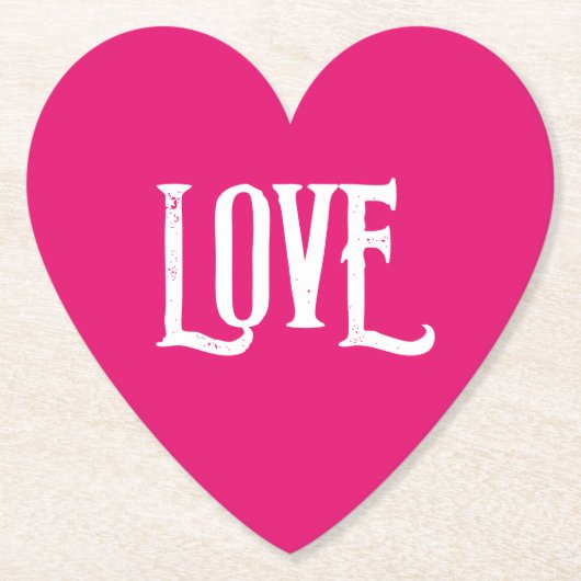 BREITPAPIER UNTERSETZER LIEBE (Vorderseite)