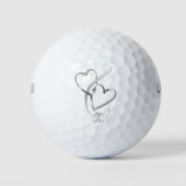 ***BREITRINGS & HEARTS** GOLFBALL (Vorderseite)