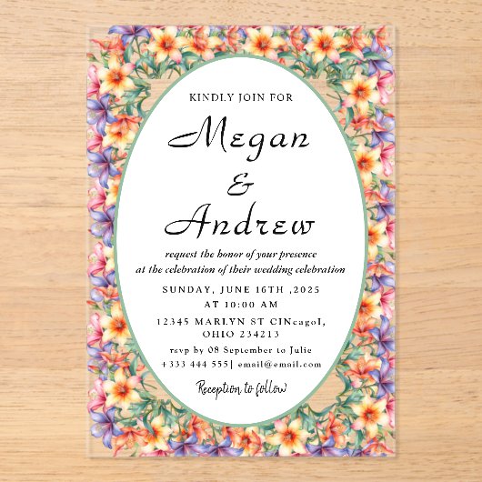 BREITUNG - Öffentliche Aufforderungen Acryleinladungen (Vorderseite)