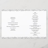 BREITZEREMONY niedliche, schwarze Konfetti-Flecken (Rückseite)