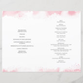 BREITZEREMONY Stilvolles Aquarellrot Rosa (Rückseite)