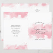 BREITZEREMONY Stilvolles Aquarellrot Rosa (Vorne/Hinten)