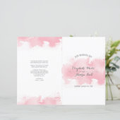 BREITZEREMONY Stilvolles Aquarellrot Rosa (Stehend Vorderseite)