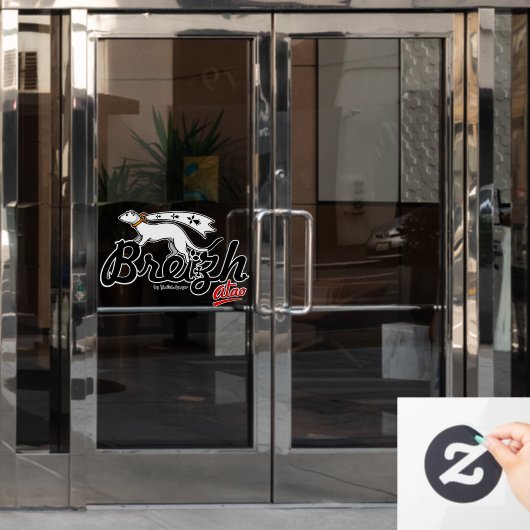 Breizh Atao Fensteraufkleber (Büro Tür)