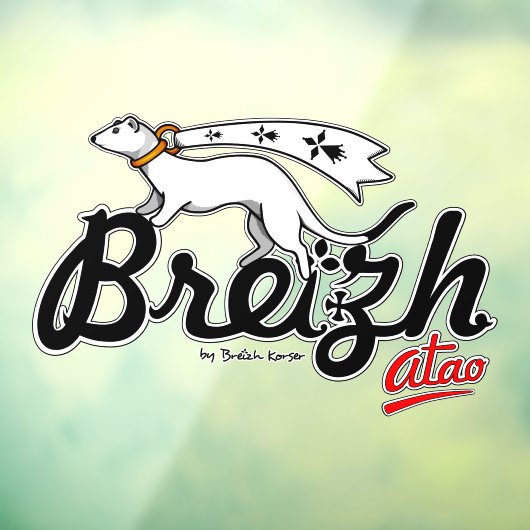 Breizh Atao Fensteraufkleber (Blatt 3)