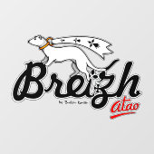 Breizh Atao Fensteraufkleber (Blatt)