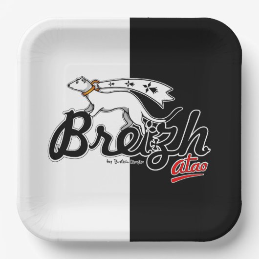 Breizh Atao Pappteller (Vorderseite)