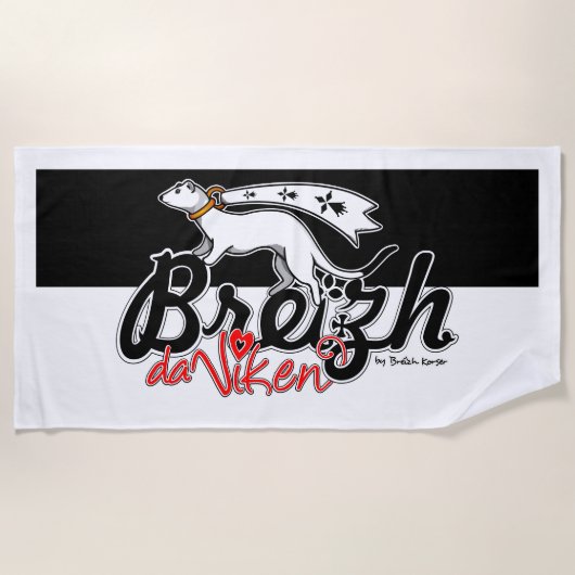 Breizh da viken strandtuch (Vorderseite)