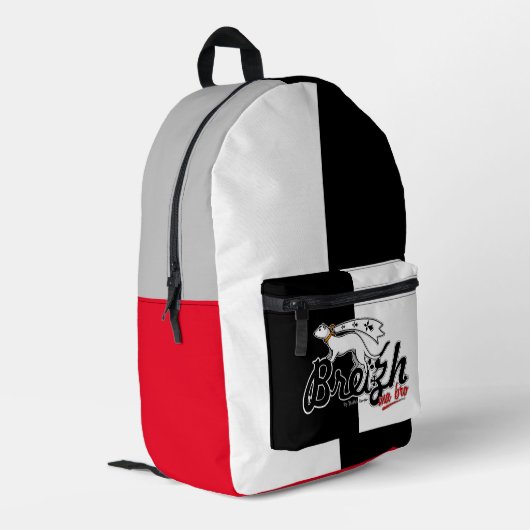Breizh ma bro bedruckter rucksack (Rückseitige Ecke links)