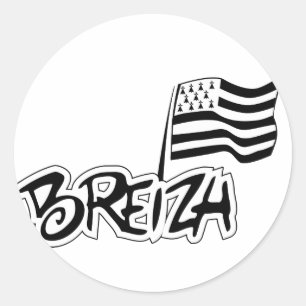 Breizh Runder Aufkleber