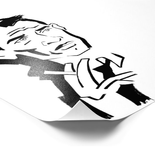 Brel Fotodruck (Ecke)