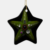 Brell Stern 1 Keramik Ornament (Rechts)